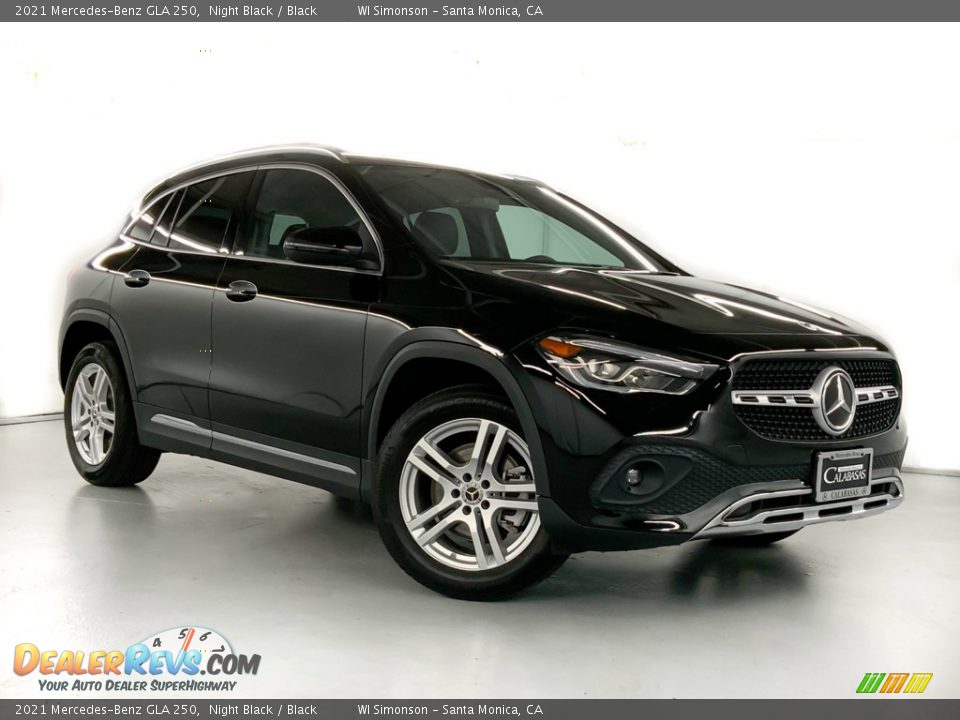 2021 Mercedes-Benz GLA 250 Night Black / Black Photo #2