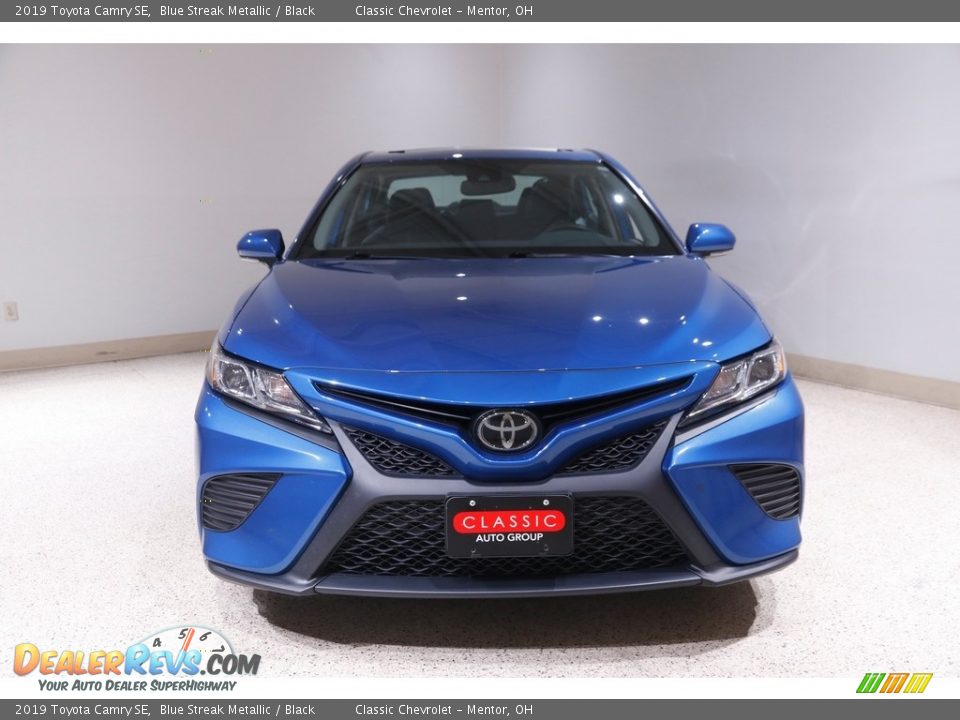 2019 Toyota Camry SE Blue Streak Metallic / Black Photo #2