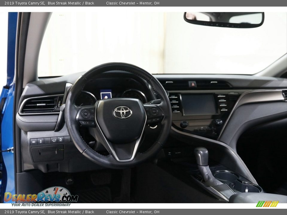 2019 Toyota Camry SE Blue Streak Metallic / Black Photo #6