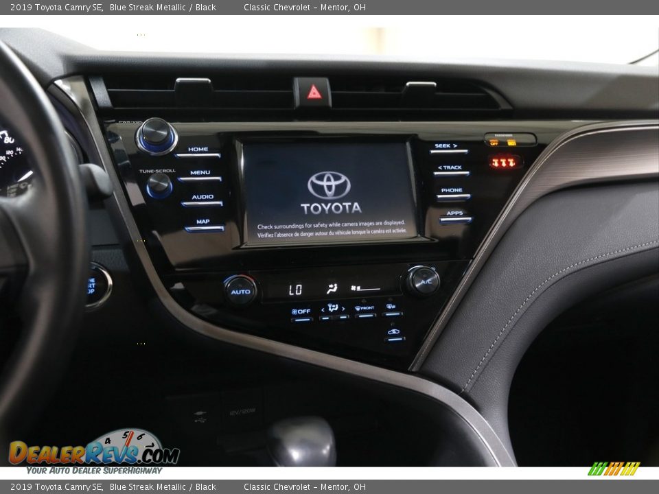 2019 Toyota Camry SE Blue Streak Metallic / Black Photo #9