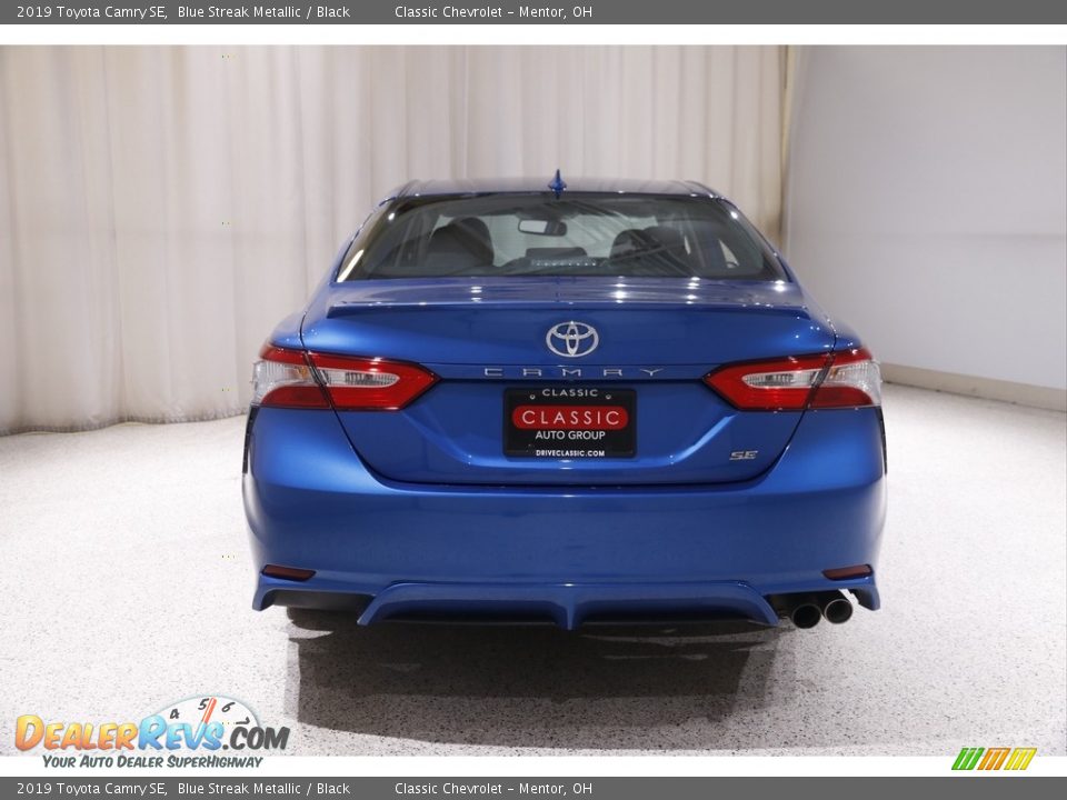 2019 Toyota Camry SE Blue Streak Metallic / Black Photo #16