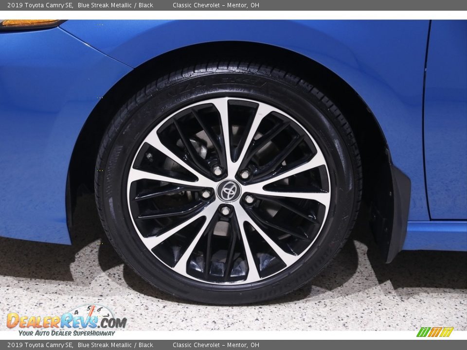 2019 Toyota Camry SE Blue Streak Metallic / Black Photo #18