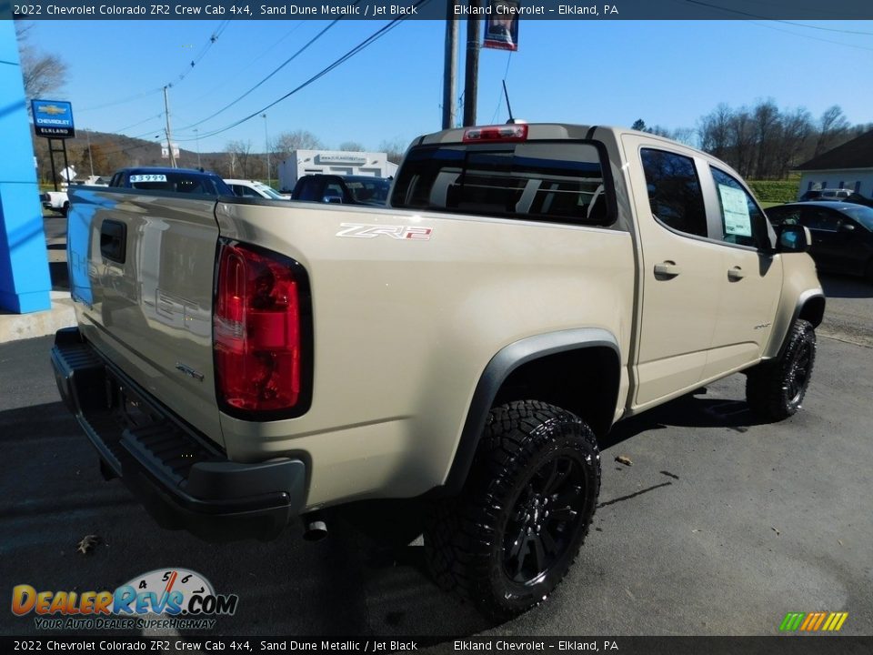 2022 Chevrolet Colorado ZR2 Crew Cab 4x4 Sand Dune Metallic / Jet Black Photo #5