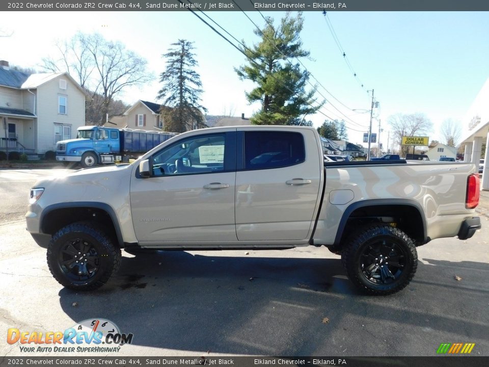 2022 Chevrolet Colorado ZR2 Crew Cab 4x4 Sand Dune Metallic / Jet Black Photo #9