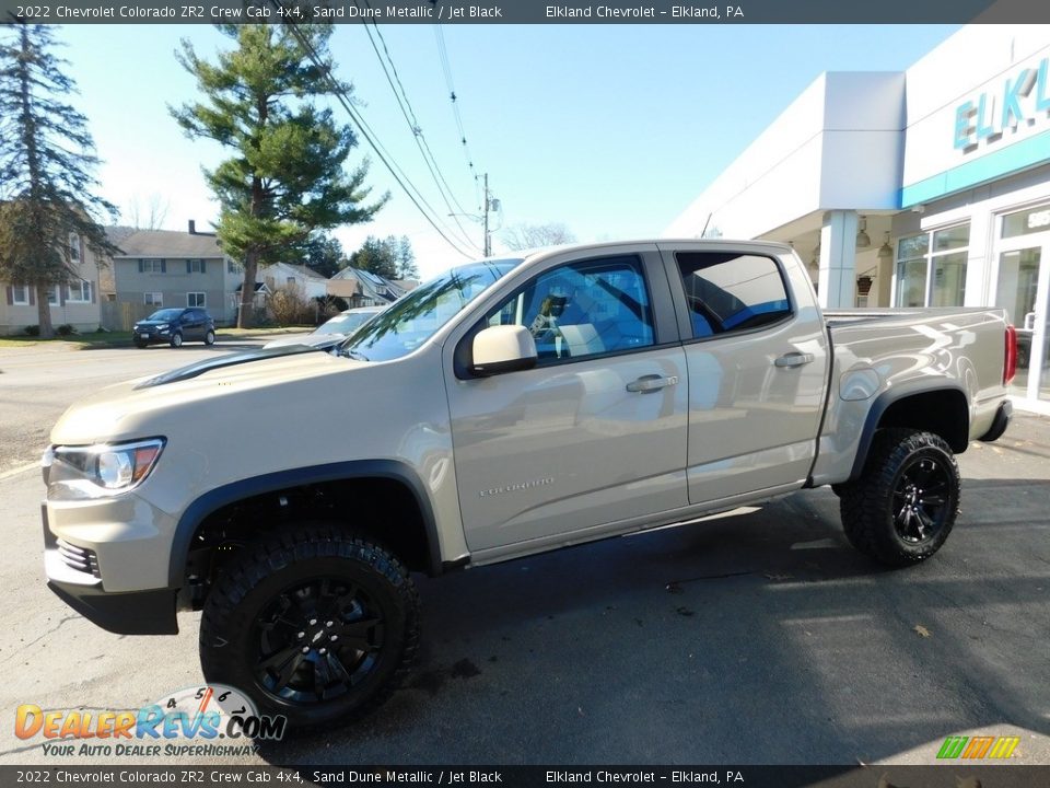 2022 Chevrolet Colorado ZR2 Crew Cab 4x4 Sand Dune Metallic / Jet Black Photo #10