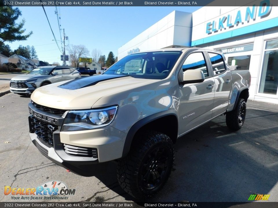 2022 Chevrolet Colorado ZR2 Crew Cab 4x4 Sand Dune Metallic / Jet Black Photo #11