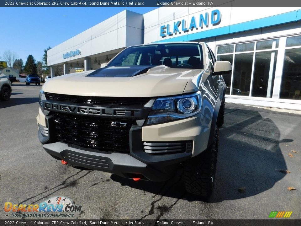 2022 Chevrolet Colorado ZR2 Crew Cab 4x4 Sand Dune Metallic / Jet Black Photo #12