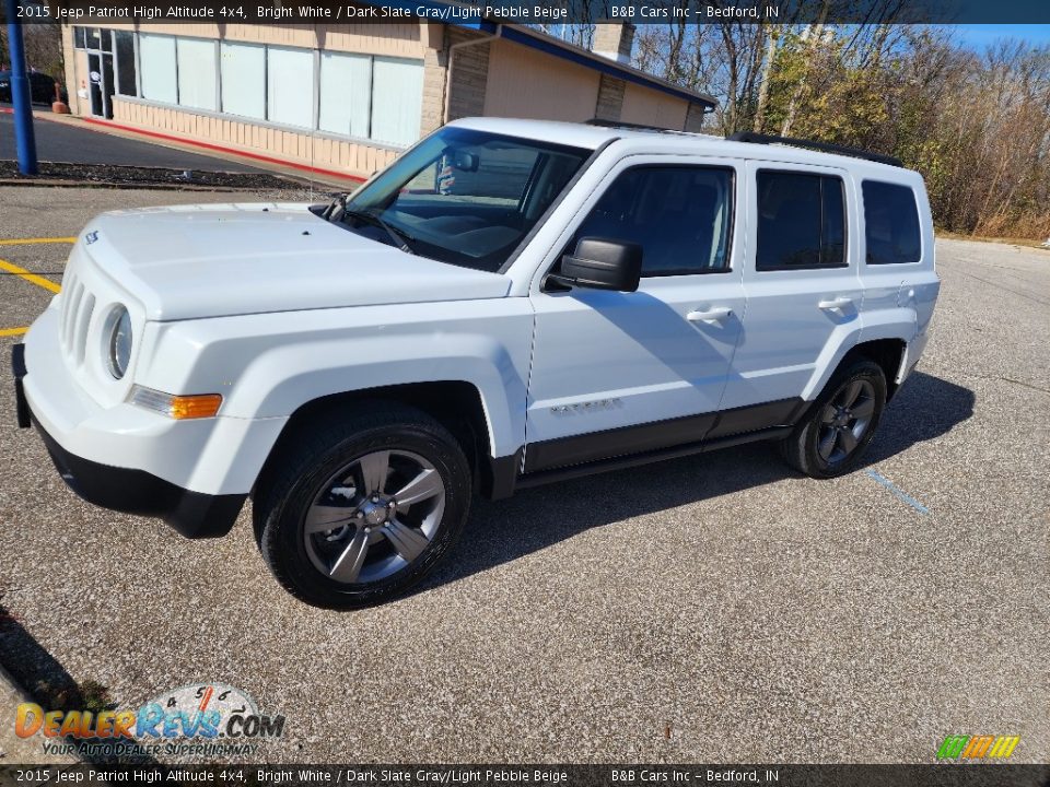 2015 Jeep Patriot High Altitude 4x4 Bright White / Dark Slate Gray/Light Pebble Beige Photo #1