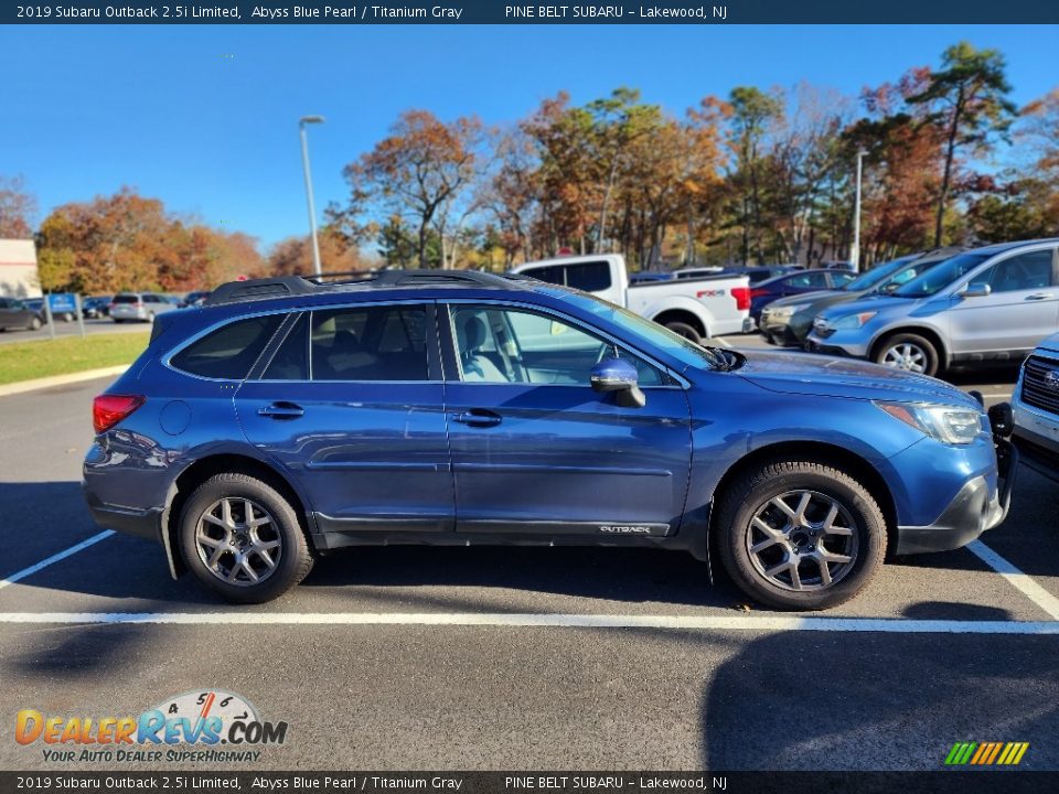 2019 Subaru Outback 2.5i Limited Abyss Blue Pearl / Titanium Gray Photo #3