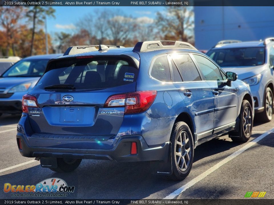 2019 Subaru Outback 2.5i Limited Abyss Blue Pearl / Titanium Gray Photo #5