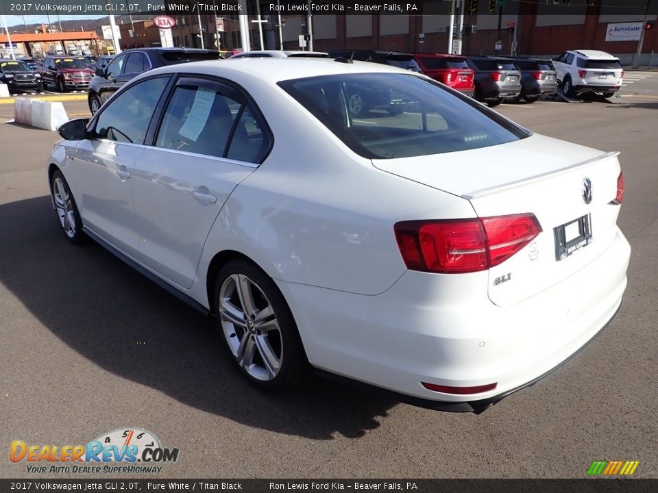 2017 Volkswagen Jetta GLI 2.0T Pure White / Titan Black Photo #6