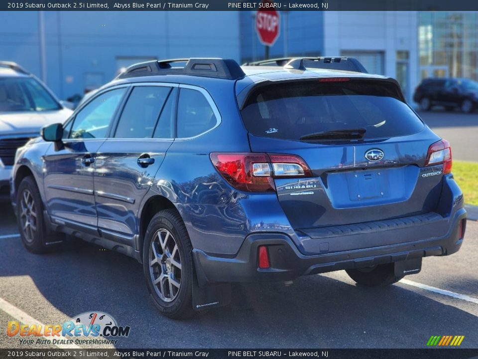 2019 Subaru Outback 2.5i Limited Abyss Blue Pearl / Titanium Gray Photo #7