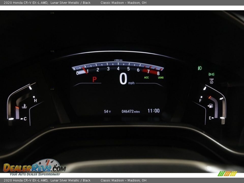 2020 Honda CR-V EX-L AWD Lunar Silver Metallic / Black Photo #8