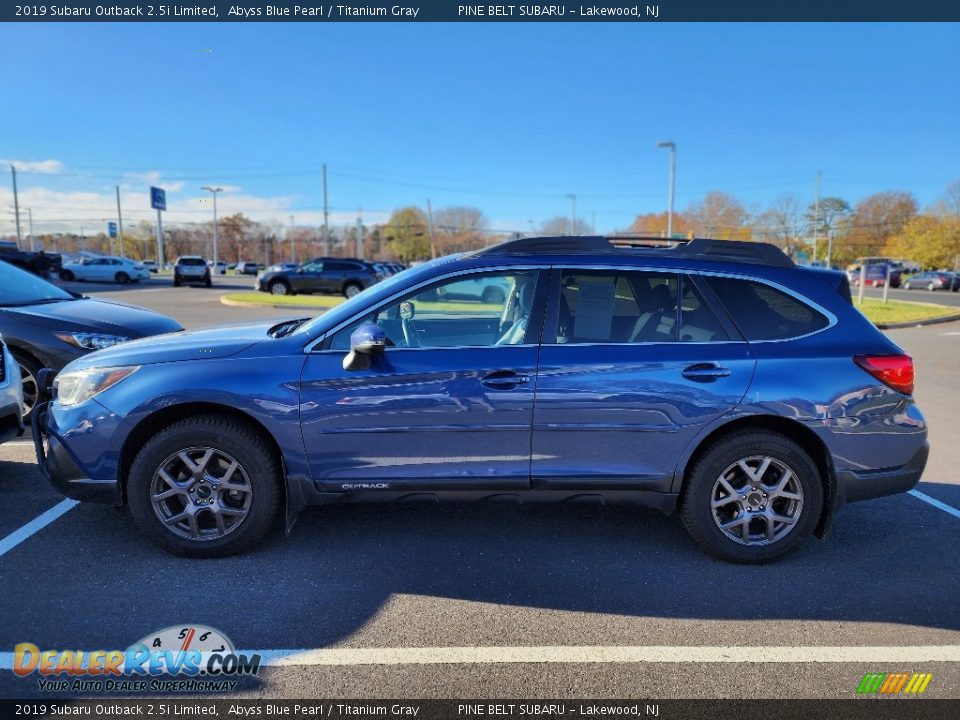 2019 Subaru Outback 2.5i Limited Abyss Blue Pearl / Titanium Gray Photo #8