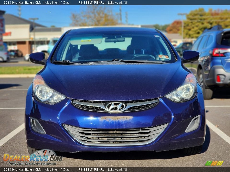 2013 Hyundai Elantra GLS Indigo Night / Gray Photo #3