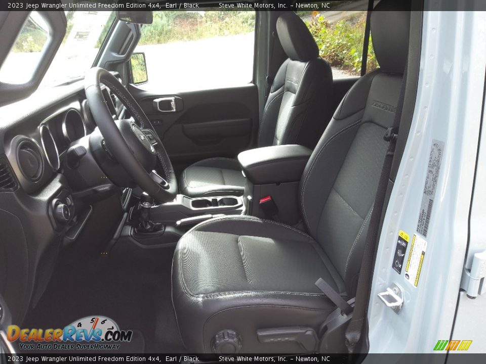 Front Seat of 2023 Jeep Wrangler Unlimited Freedom Edition 4x4 Photo #12