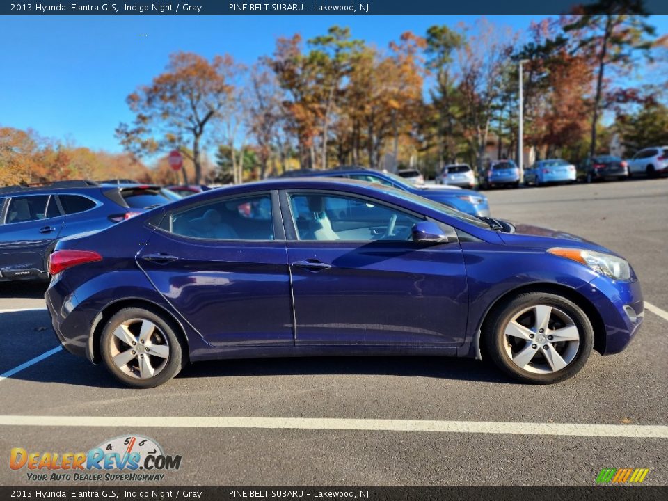 2013 Hyundai Elantra GLS Indigo Night / Gray Photo #5