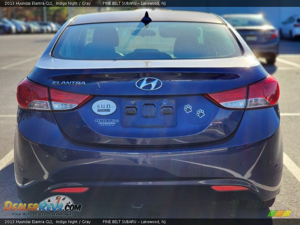 2013 Hyundai Elantra GLS Indigo Night / Gray Photo #8