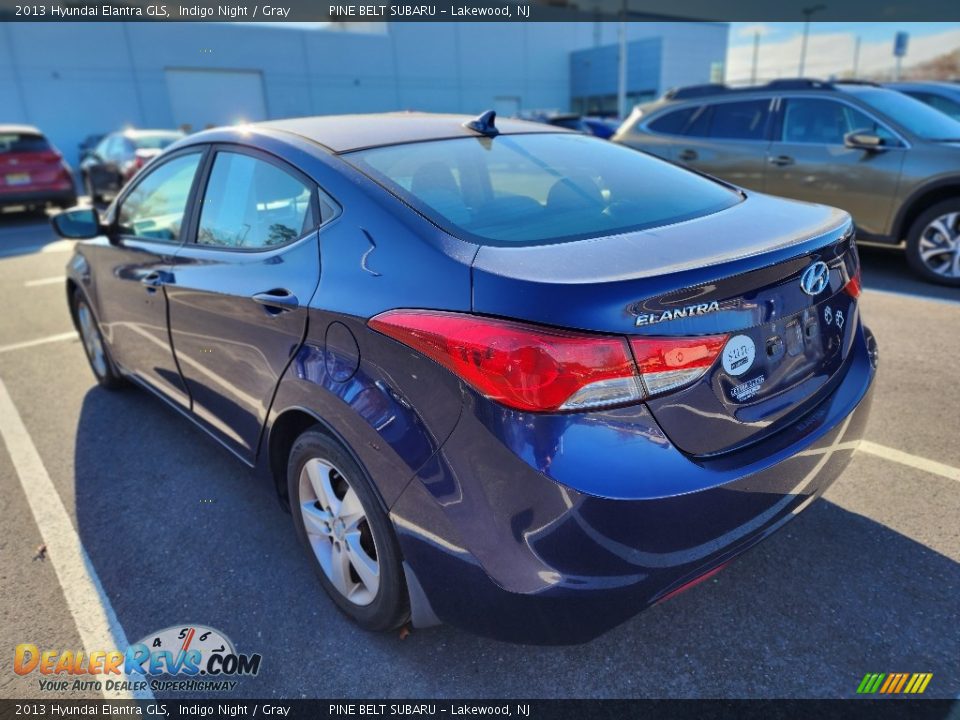 2013 Hyundai Elantra GLS Indigo Night / Gray Photo #9