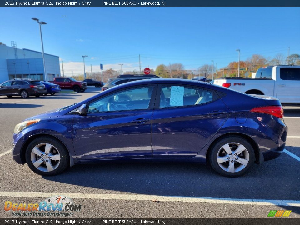 2013 Hyundai Elantra GLS Indigo Night / Gray Photo #10