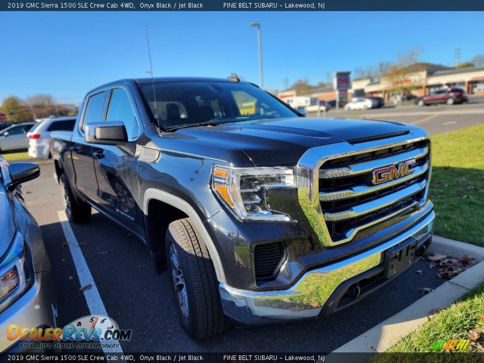 2019 GMC Sierra 1500 SLE Crew Cab 4WD Onyx Black / Jet Black Photo #4