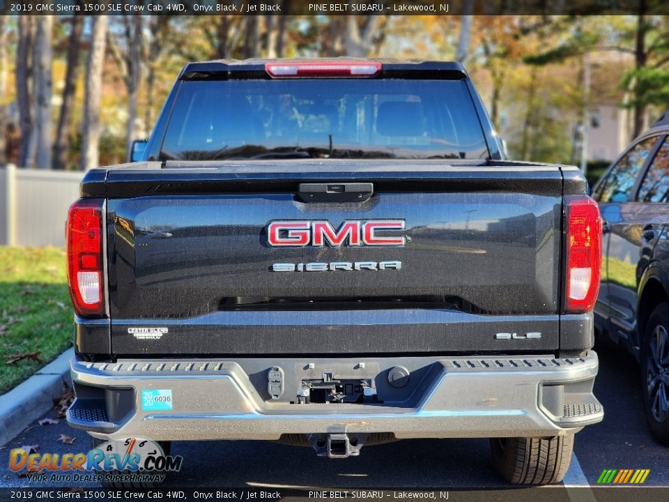 2019 GMC Sierra 1500 SLE Crew Cab 4WD Onyx Black / Jet Black Photo #6