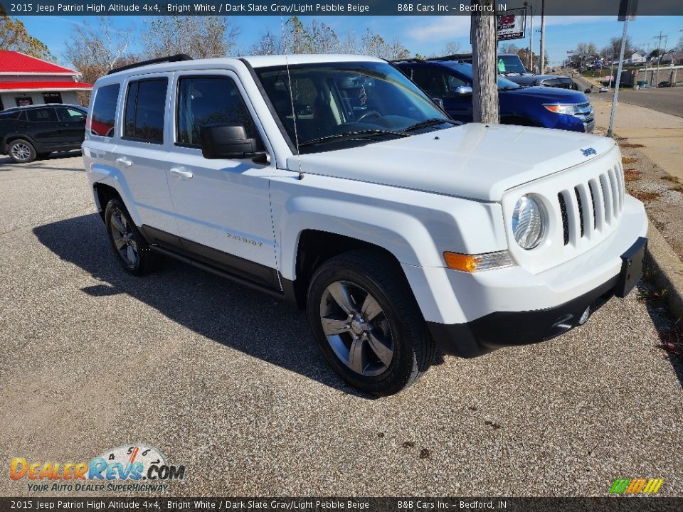 2015 Jeep Patriot High Altitude 4x4 Bright White / Dark Slate Gray/Light Pebble Beige Photo #23