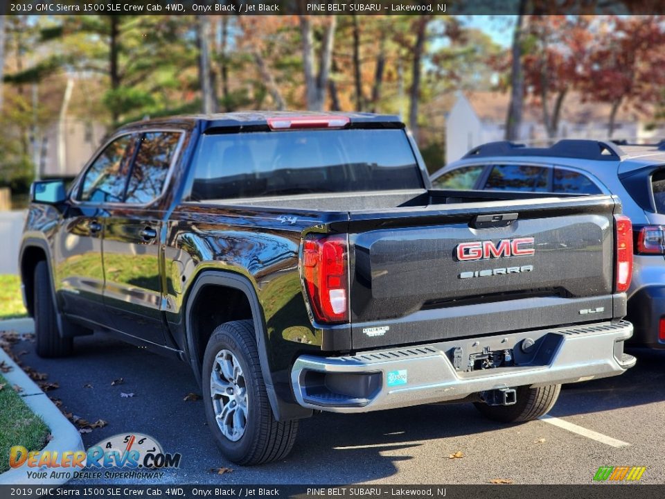 2019 GMC Sierra 1500 SLE Crew Cab 4WD Onyx Black / Jet Black Photo #7