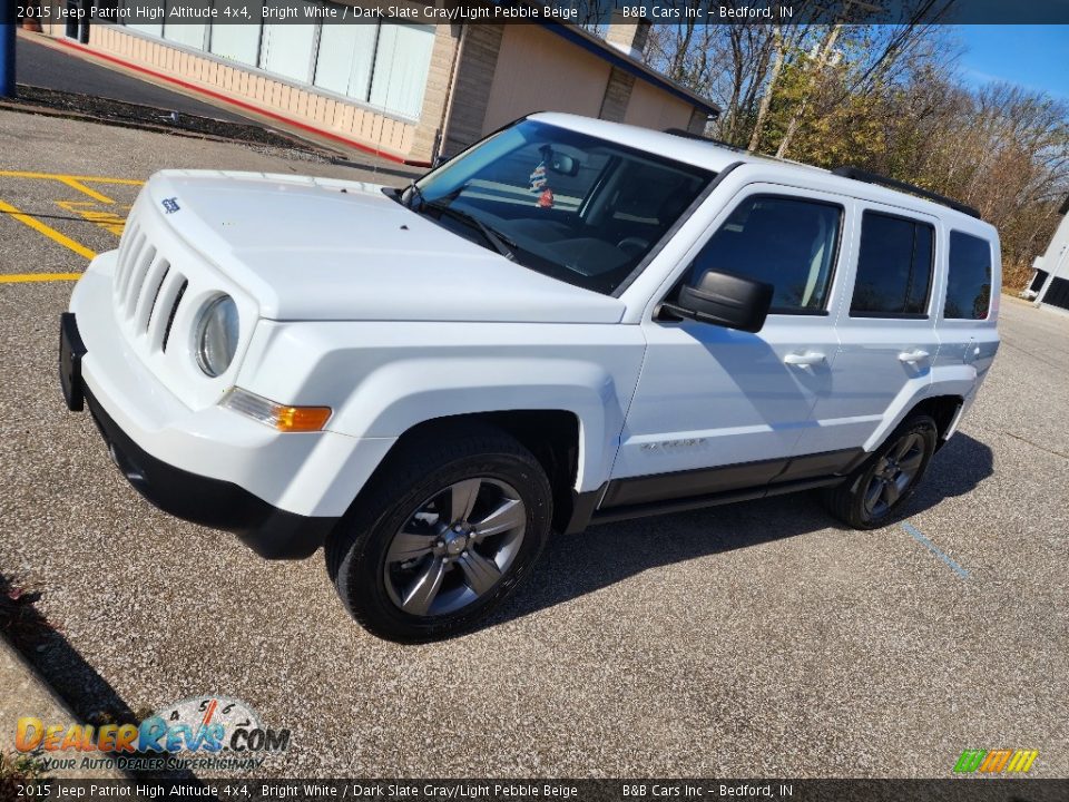 2015 Jeep Patriot High Altitude 4x4 Bright White / Dark Slate Gray/Light Pebble Beige Photo #24