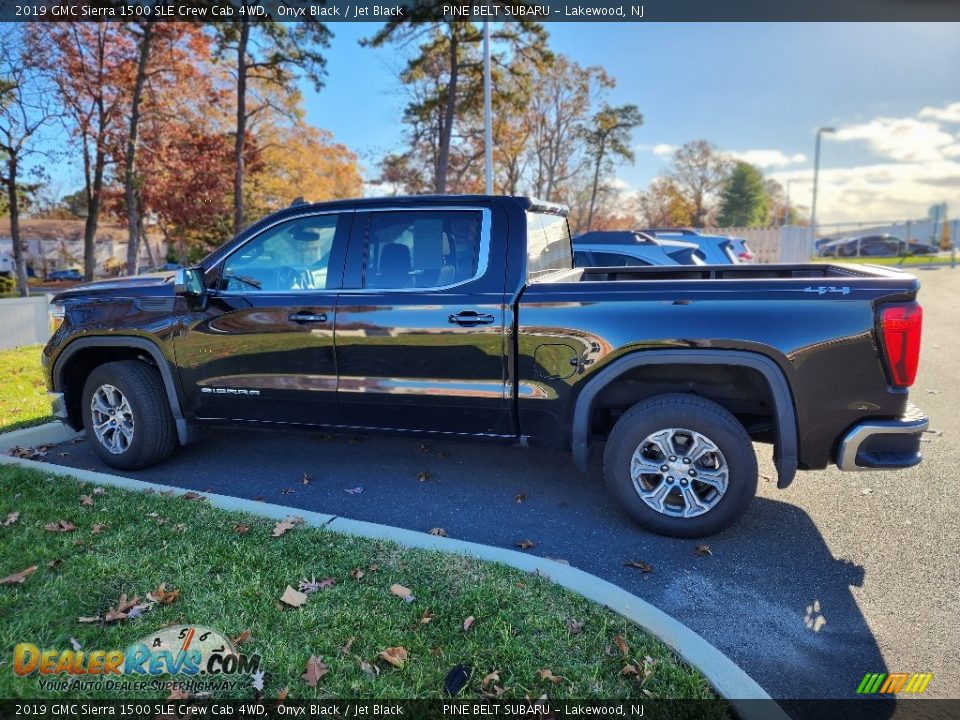 2019 GMC Sierra 1500 SLE Crew Cab 4WD Onyx Black / Jet Black Photo #8