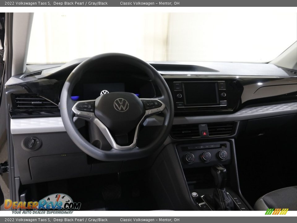 2022 Volkswagen Taos S Deep Black Pearl / Gray/Black Photo #6