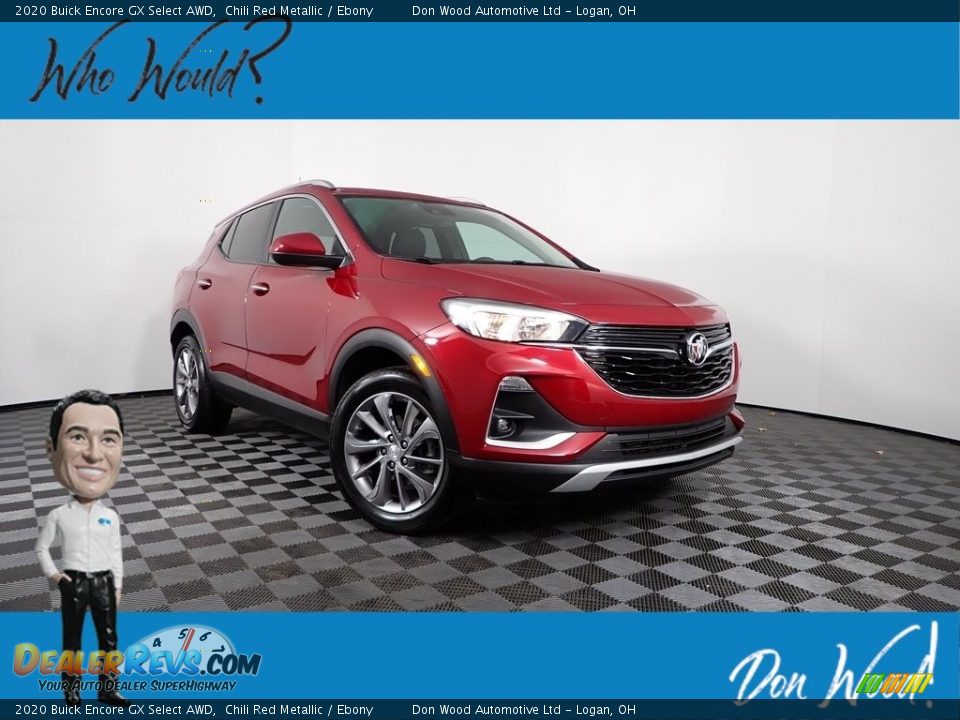 2020 Buick Encore GX Select AWD Chili Red Metallic / Ebony Photo #1