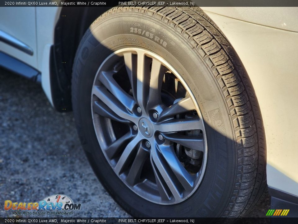 2020 Infiniti QX60 Luxe AWD Majestic White / Graphite Photo #4