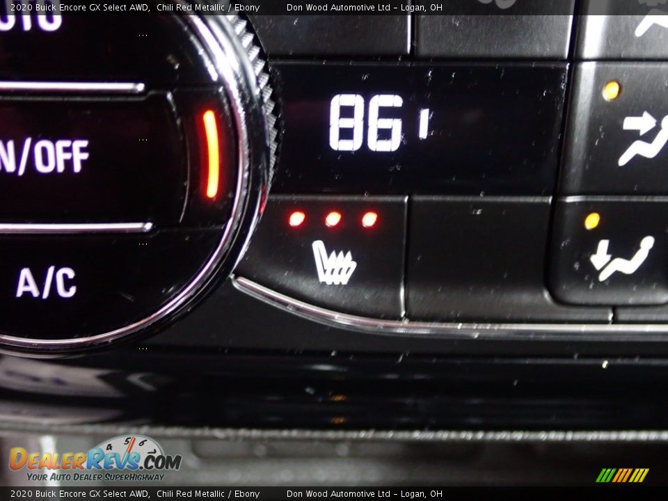 2020 Buick Encore GX Select AWD Chili Red Metallic / Ebony Photo #5