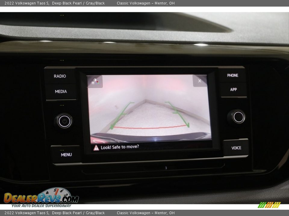 2022 Volkswagen Taos S Deep Black Pearl / Gray/Black Photo #12