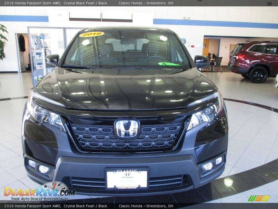 2019 Honda Passport Sport AWD Crystal Black Pearl / Black Photo #2