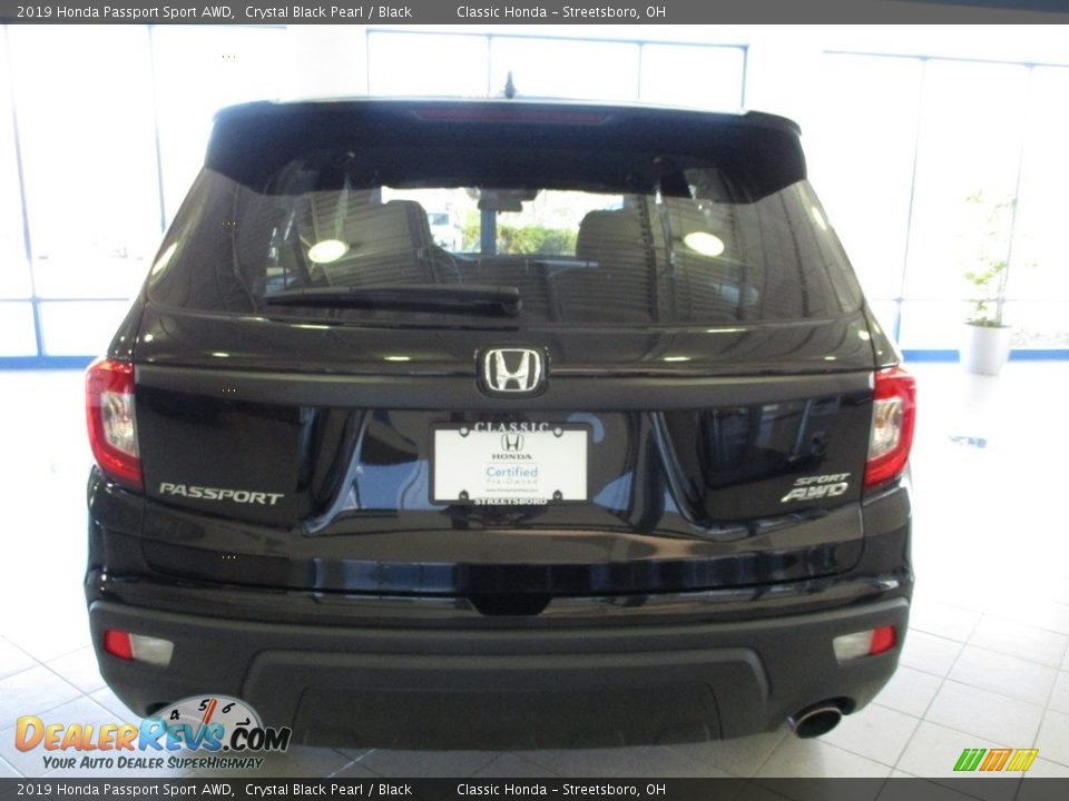 2019 Honda Passport Sport AWD Crystal Black Pearl / Black Photo #8