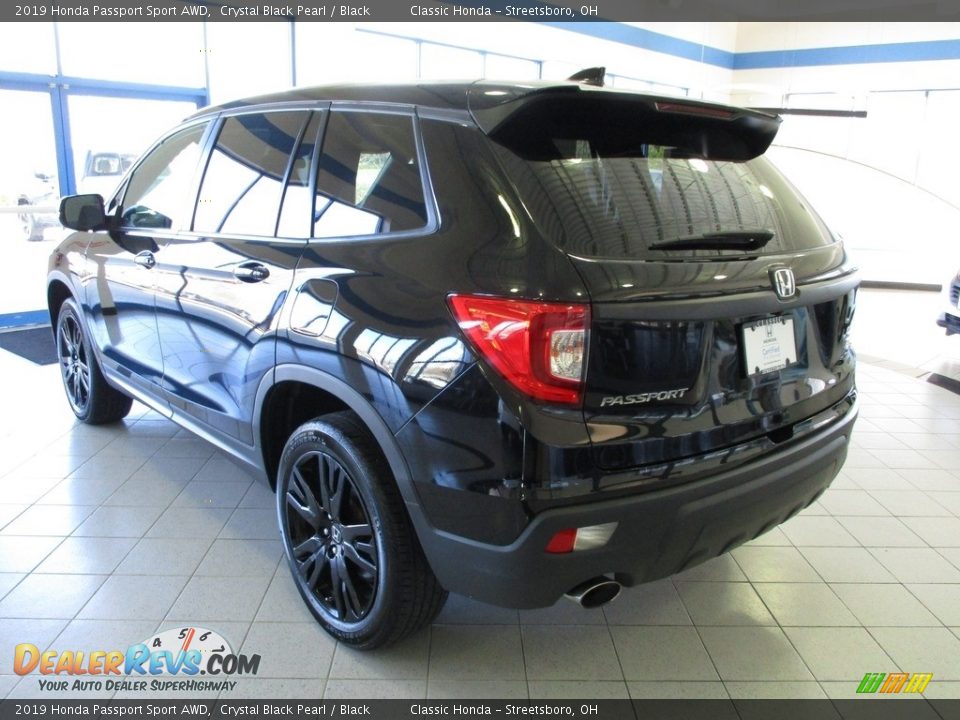 2019 Honda Passport Sport AWD Crystal Black Pearl / Black Photo #9