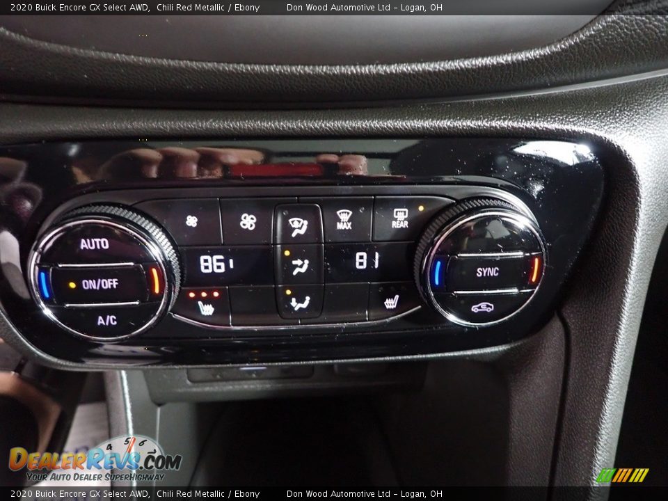 2020 Buick Encore GX Select AWD Chili Red Metallic / Ebony Photo #22