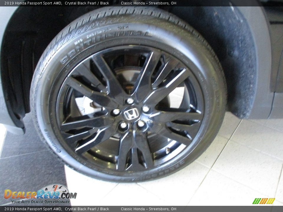 2019 Honda Passport Sport AWD Crystal Black Pearl / Black Photo #12