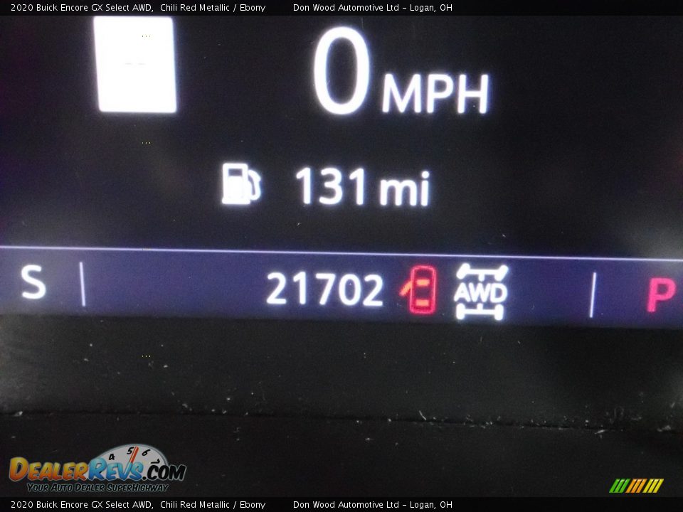 2020 Buick Encore GX Select AWD Chili Red Metallic / Ebony Photo #35