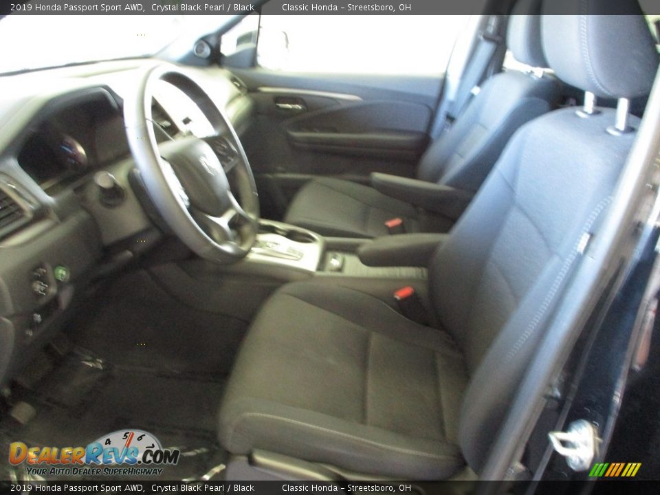 2019 Honda Passport Sport AWD Crystal Black Pearl / Black Photo #27