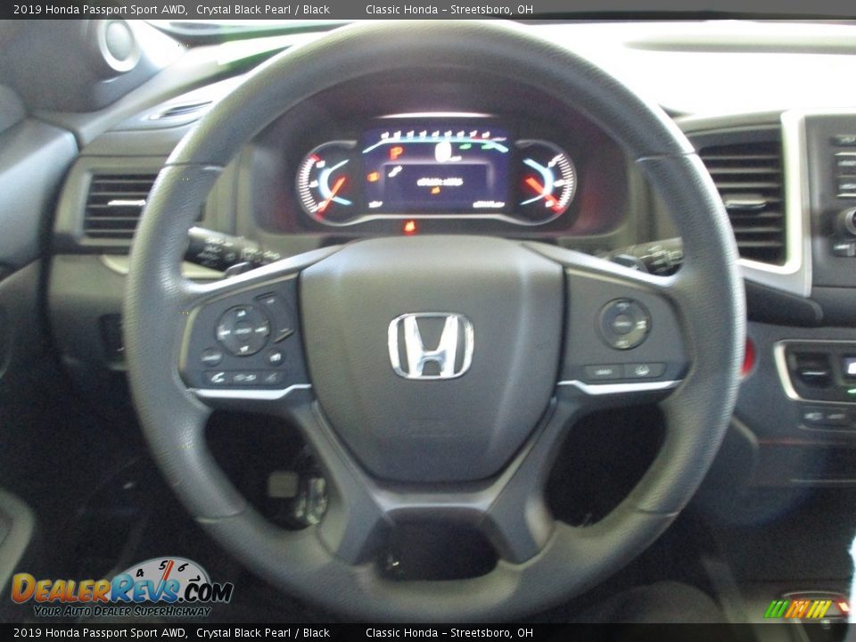 2019 Honda Passport Sport AWD Crystal Black Pearl / Black Photo #29