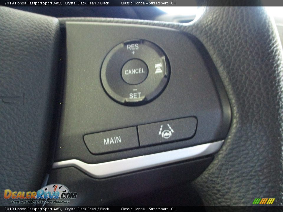 2019 Honda Passport Sport AWD Crystal Black Pearl / Black Photo #31