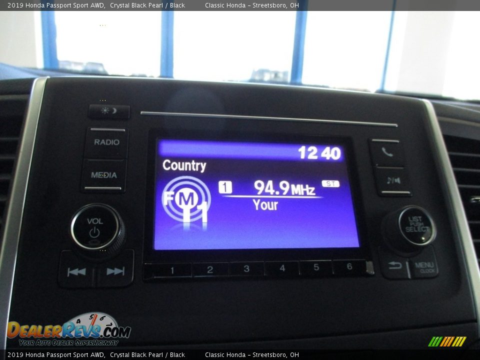 2019 Honda Passport Sport AWD Crystal Black Pearl / Black Photo #35
