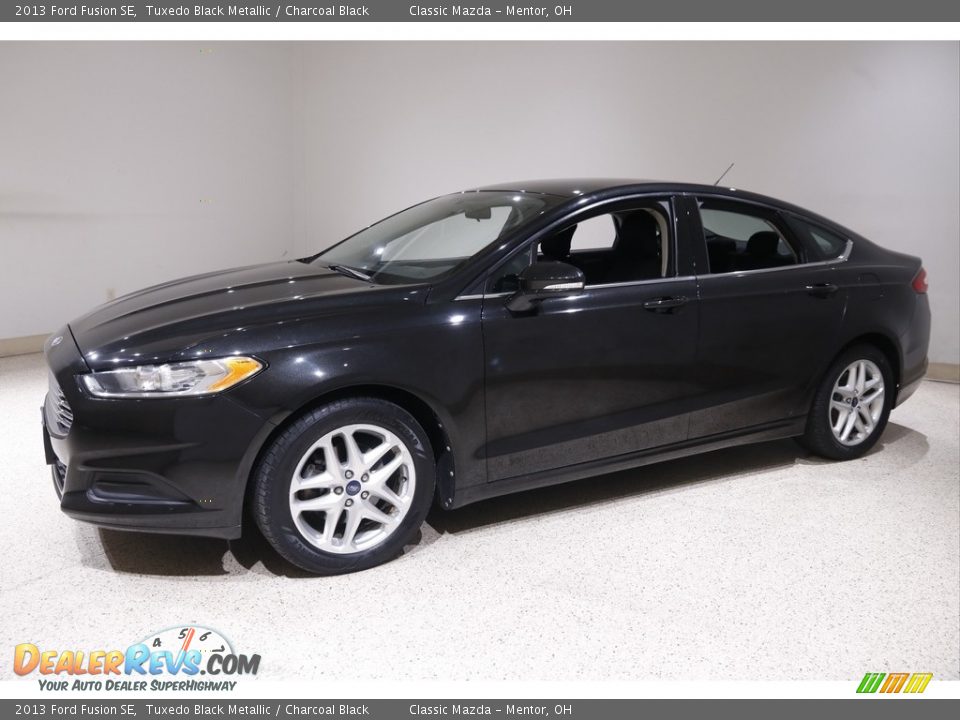 2013 Ford Fusion SE Tuxedo Black Metallic / Charcoal Black Photo #3