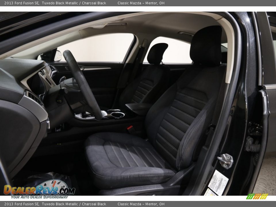 2013 Ford Fusion SE Tuxedo Black Metallic / Charcoal Black Photo #6