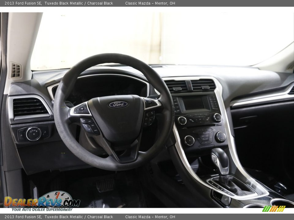 2013 Ford Fusion SE Tuxedo Black Metallic / Charcoal Black Photo #7