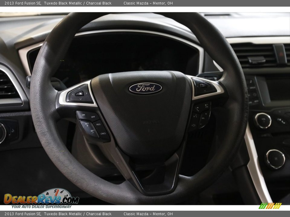 2013 Ford Fusion SE Tuxedo Black Metallic / Charcoal Black Photo #8