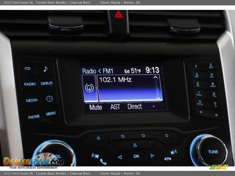 2013 Ford Fusion SE Tuxedo Black Metallic / Charcoal Black Photo #11